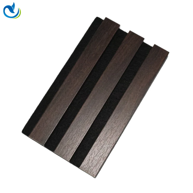 Brun akustisk väggpanel