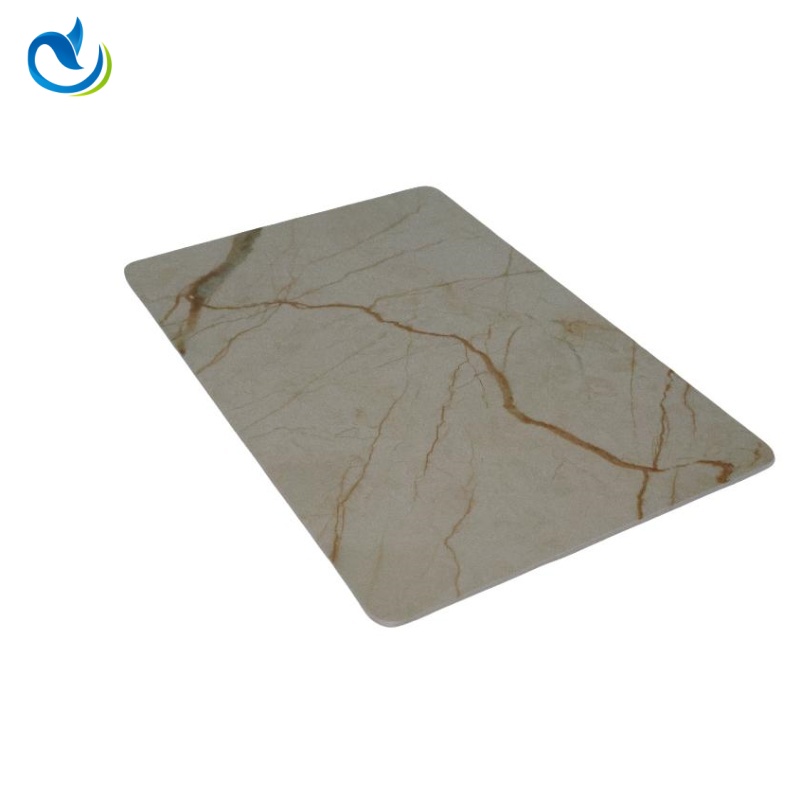 Lätt att rengöra och resistent mot kemikalier 3D PVC-väggpaneler